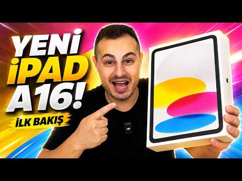 YENİ iPad A16 ALDIM! Kutu Açılışı & İlk Bakış (11. Nesil)