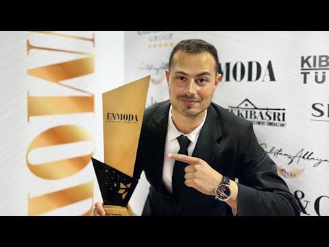 EN İYİ YOUTUBER ÖDÜLÜNÜ ALDIM! (EnModa Uluslararası Ödül Töreni 2025)